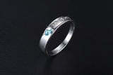 100% 925 sterling silver Anti allergy- Ring