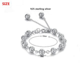 100% 925 sterling silver Anti allergy-Bracelet