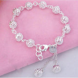 100% 925 sterling silver Anti allergy-Bracelet