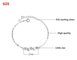 100% 925 sterling silver Anti allergy-Bracelet