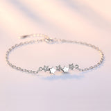 100% 925 sterling silver Anti allergy-Bracelet
