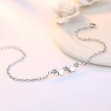 100% 925 sterling silver Anti allergy-Bracelet
