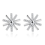 100% 925 sterling silver Anti allergy-Earring