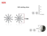 100% 925 sterling silver Anti allergy-Earring