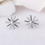 100% 925 sterling silver Anti allergy-Earring