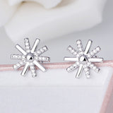 100% 925 sterling silver Anti allergy-Earring