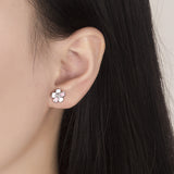 100% 925 sterling silver Anti allergy-Earring