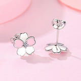 100% 925 sterling silver Anti allergy-Earring