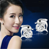 100% 925 sterling silver Anti allergy-Earring