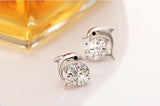100% 925 sterling silver Anti allergy-Earring