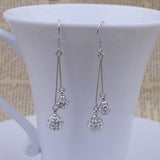 100% 925 sterling silver Anti allergy-Earring