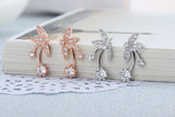 100% 925 sterling silver Anti allergy-Earring