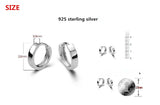100% 925 sterling silver Anti allergy-Earring