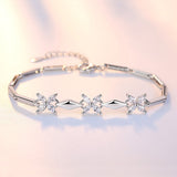100% 925 sterling silver Anti allergy-Bracelet