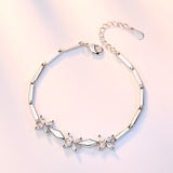 100% 925 sterling silver Anti allergy-Bracelet