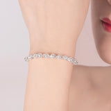 100% 925 sterling silver Anti allergy-Bracelet