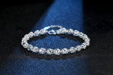 100% 925 sterling silver Anti allergy-Bracelet