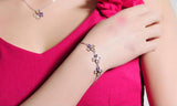 100% 925 sterling silver Anti allergy-Bracelet