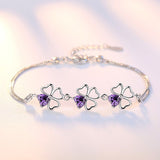 100% 925 sterling silver Anti allergy-Bracelet
