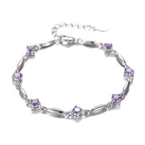 100% 925 sterling silver Anti allergy-Bracelet