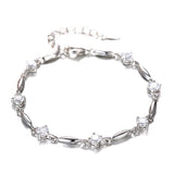 100% 925 sterling silver Anti allergy-Bracelet
