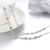 100% 925 sterling silver Anti allergy-Bracelet