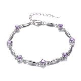 100% 925 sterling silver Anti allergy-Bracelet