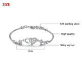 100% 925 sterling silver Anti allergy-Bracelet