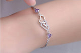 100% 925 sterling silver Anti allergy-Bracelet