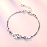 100% 925 sterling silver Anti allergy-Bracelet