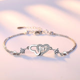 100% 925 sterling silver Anti allergy-Bracelet