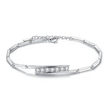 100% 925 sterling silver Anti allergy-Bracelet