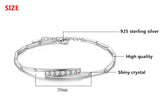 100% 925 sterling silver Anti allergy-Bracelet