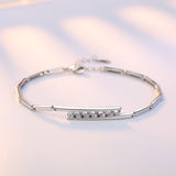 100% 925 sterling silver Anti allergy-Bracelet