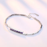 100% 925 sterling silver Anti allergy-Bracelet