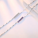 100% 925 sterling silver Anti allergy-Bracelet