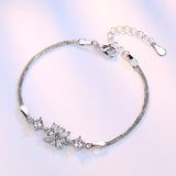 100% 925 sterling silver Anti allergy-Bracelet