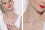 100% 925 sterling silver Anti allergy- Necklace
