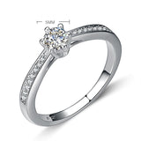 100% 925 sterling silver Anti allergy- Ring