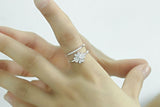 100% 925 sterling silver Anti allergy- Ring