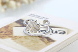 100% 925 sterling silver Anti allergy- Ring