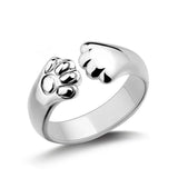 100% 925 sterling silver Anti allergy- Ring