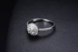 100% 925 sterling silver Anti allergy- Ring