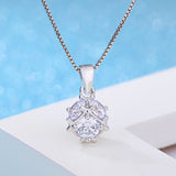 100% 925 sterling silver Anti allergy- Necklace