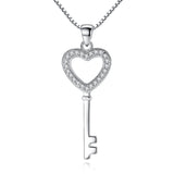 100% 925 sterling silver Anti allergy- Necklace