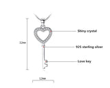 100% 925 sterling silver Anti allergy- Necklace