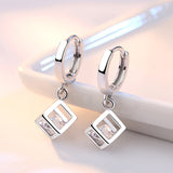 100% 925 sterling silver Anti allergy-Earring