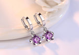 100% 925 sterling silver Anti allergy-Earring