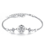 100% 925 sterling silver Anti allergy-Bracelet