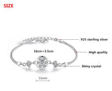 100% 925 sterling silver Anti allergy-Bracelet